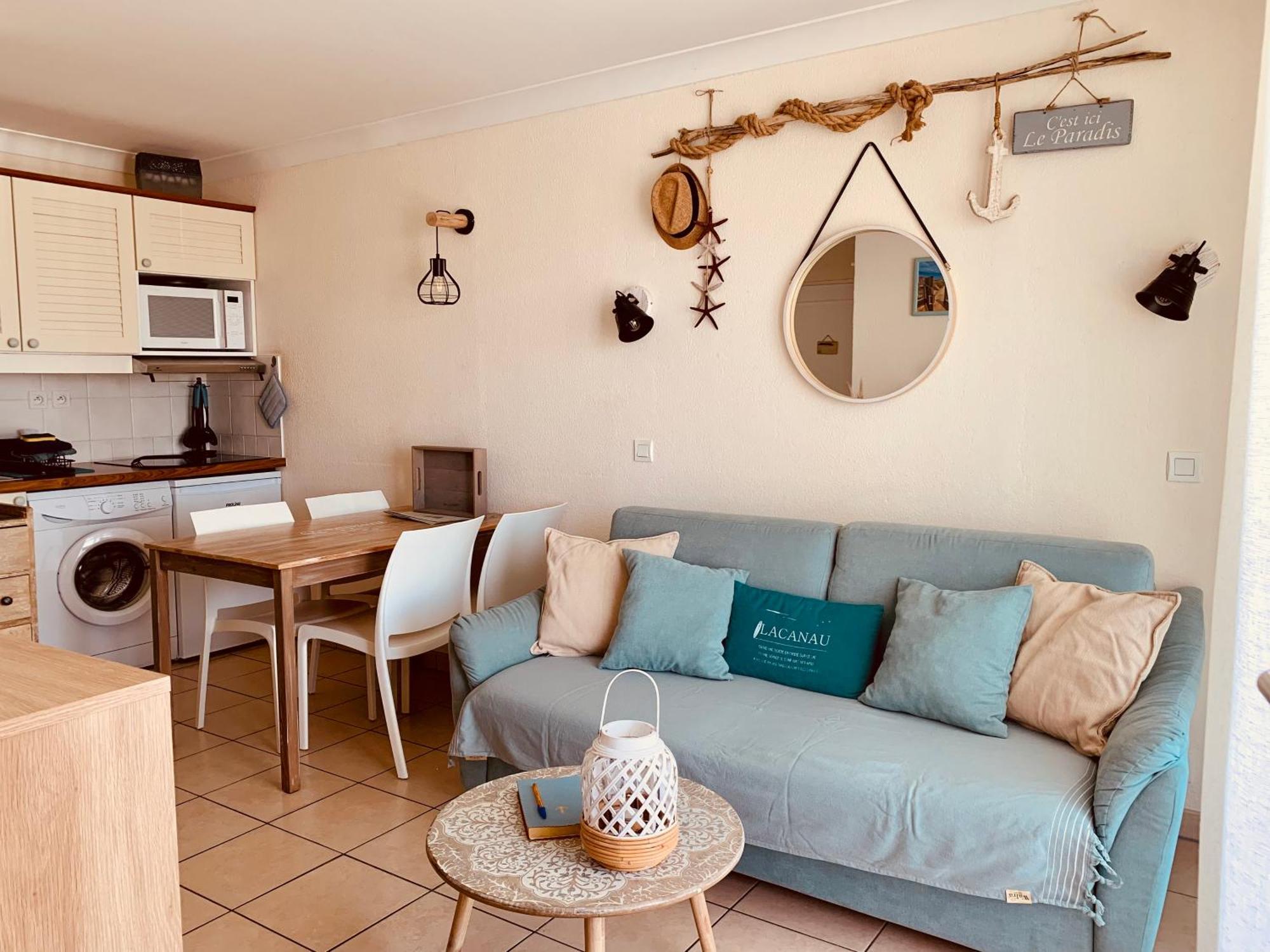 Appartement Rez-De-Chaussee Entre Dunes Et Ocean 라카노오세앙 외부 사진